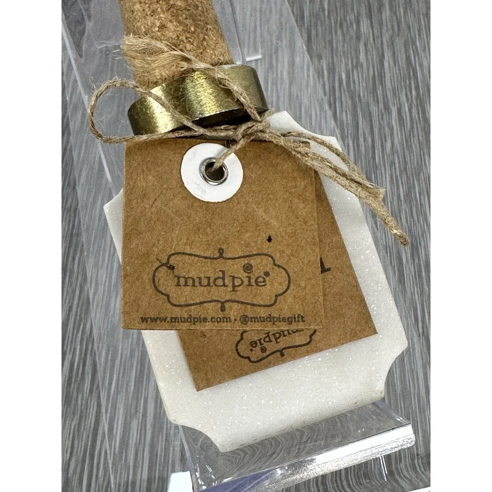 Mud Pie Marble Brass/Gold Letter 